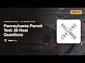 Pennsylvania DMV Written Test 2026 20 Real Questions Explained Part 37