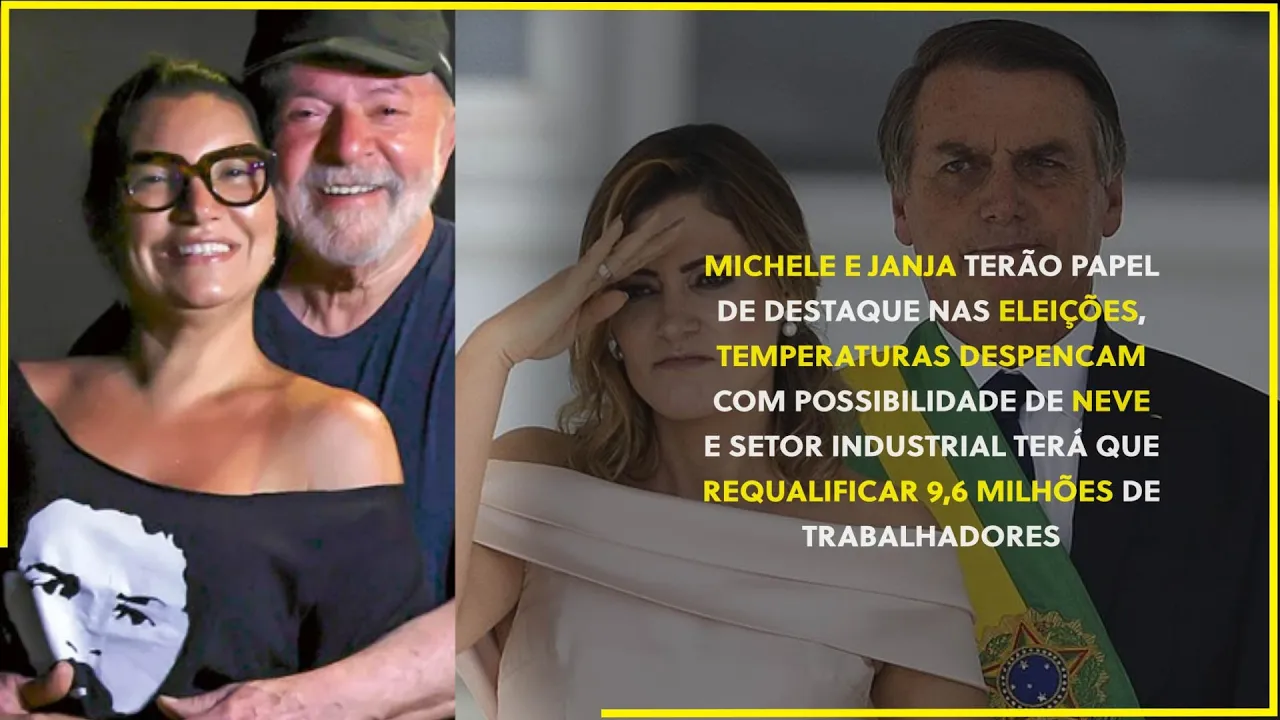 Agenda do Poder: Michele e Janja terão papel de destaque nas eleições