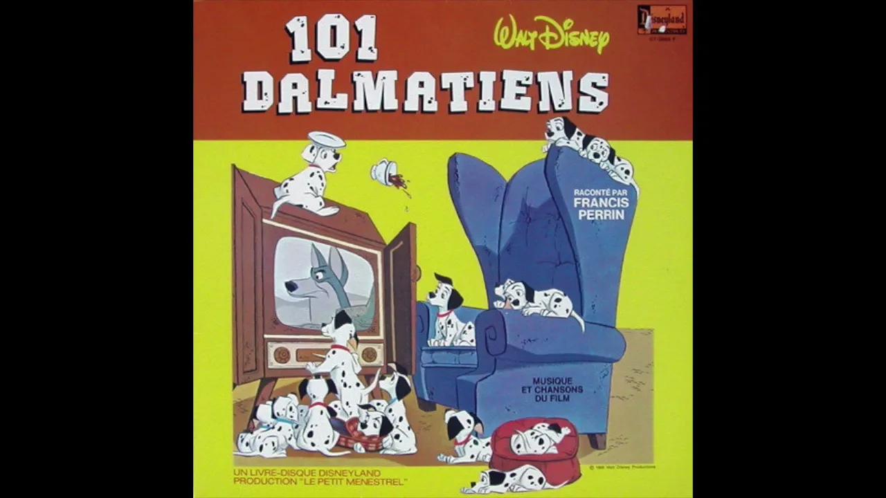 Livre-disque "Les 101 dalmatiens" (33 tours version intégrale)