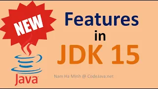 What are New Features in Java 15