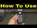 How To Use A Vtech Cordless Phone-Full Tutorial