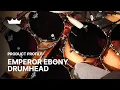 Emperor Ebony Drumhead Remo