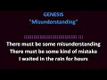 Genesis - Misunderstanding
