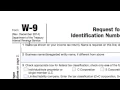 How to Complete an IRS W-9 Form