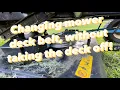 How to change mower deck belt on Cub Cadet XT1 without removing mower deck