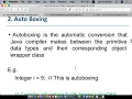 Java J2SE FX Autoboxing Unboxing Casting Promotion