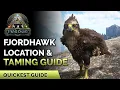 Fjordhawk Location and Taming Guide Ark Fjordur