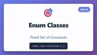 Kotlin Enum Classes Tutorial Master Fixed Set of Constants for Beginners