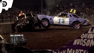 【アメ車バトル】壊れたら即終了！最後まで動けた車が勝ちの狂気の祭典開幕 Ep1 / 激突！デモリションダービー  (ディスカバリーチャンネル)