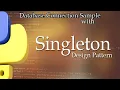 SINGLETON Design Pattern with Database Connection example
