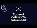 STEP BY STEP FreeCodeCamp - Convert Celsius To Fahrenheit for Beginners
