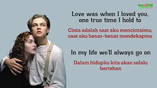 celine dion my heart will go on lirik dan terjemahan