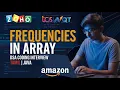 Frequencies in a Limited Array in Tamil DSA in Java DSA Tamil