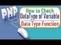 How to Check Data Type of any Variable in PHP Data Type Function