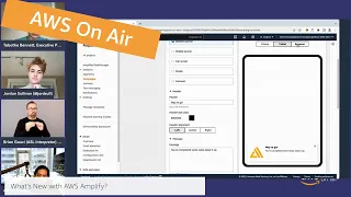 AWS On Air ft AWS Amplify Build React Flutter apps for Web Mobile and Desktop