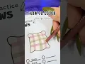 How to color a cozy vintage plaid pattern for your next coloring page