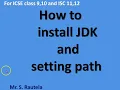 How to install Java and setting JDK path in Windows 10