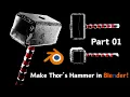 Modeling Thor s Hammer in Blender Part 1 Modeling