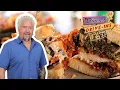 Guy Fieri Eats Southern Grilled Cheese in Tybee Island Diners Drive-Ins and Dives Food Network