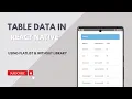 Mastering Table Data in React Native with FlatList Ultimate Guide for Developers