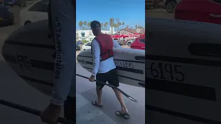 Adventure #23 of 57 – La Jolla Shores paddling this awesome SUP board from Everyday California!