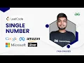 Single Number Google Amazon Meta Uber Microsoft LeetCode Daily Challenge Yash Dwivedi