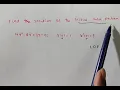 Solution to Second Order Differential Equation IVP Initial Value Problem 4y 4y 3y 0