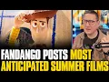 Fandango Posts 10 Most Anticipated Summer Movies - Toy Story Prada 2 Rank Over The Odyssey
