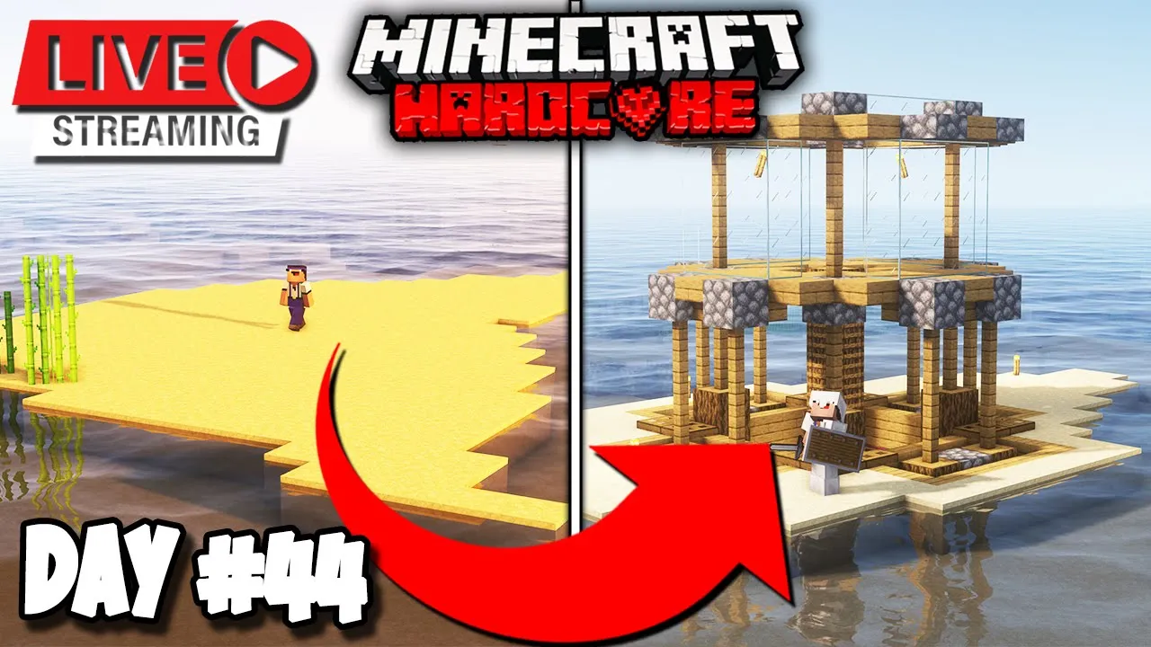 ???? LIVE: Curing Zombies for Villager Trading - DESERTED ISLAND in HARDCORE Minecraft 100 Days