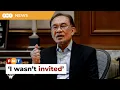 I wasn’t invited to rally, says Anwar