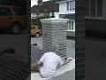 Staining bricks gray with LimeLike and Dyebrick