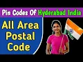 Hyderabad India pin code postal code list