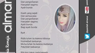 qasidah almanar vol 24 ayah bunda