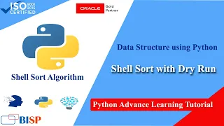 Shell Sort in Python Data Structure in Python Algorithm in Python Python Data Science