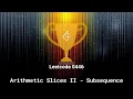 Leetcode 0446 Arithmetic Slices II - Subsequence
