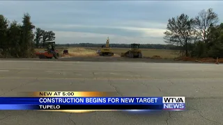 Work begins on Target access road in north Tupelo
