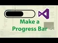 How to make a Progress Bar in Visual Basic vb 2010
