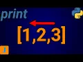 How To Print List Backwards Python