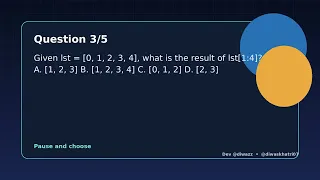Python Quiz 5 Questions on Python lists tuples and indexing Test Your Coding Skills