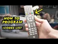 How to Program Your GE Universal Remote Control CODES LIST