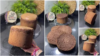 الاسبونج البيتي بانجح الطرق استحابه ماينجحش معاكي بالميزان والكوب اسهل وصفه كيك اسفنجي للتورت 