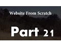 Website From Scratch - User Authentication Part 2