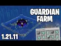 EASIEST Guardian Farm Tutorial Minecraft Java 1 21 11