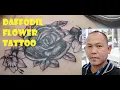 DAFFODIL FLOWER TATTOO GIRL HOT GIRL