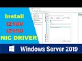 Installing Intel I211 I217V I218V and I219V drivers on Windows Server 2019