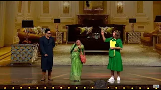 meet angoori bhabhi anupama and sapna in the bigg toss house exceptional laughter