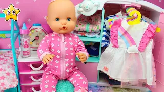 BEBÉ Emma 👶🍼 Como colocar la Ropa, Accesorios y Zapatos en su  ARMARIO y como preparar su PAÑALERA