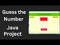 Guess The Number Game Java Project