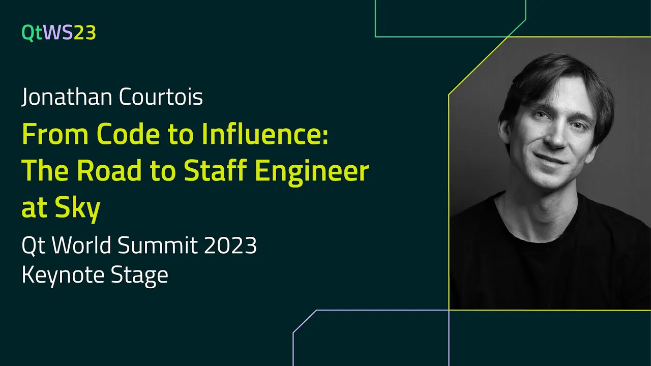 From Code to Influence: The Road to Staff Engineer at Sky with Jonathan Courtois | #QtWS23