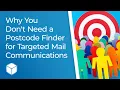Postcode Finder Alternatives for Targeted Mail Communications
